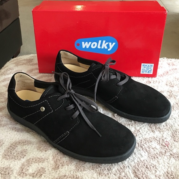 Wolky Shoes New Wolky Artemis Size 42 Black Nubuck Sneaker Walking Shoe Lace Up Poshmark